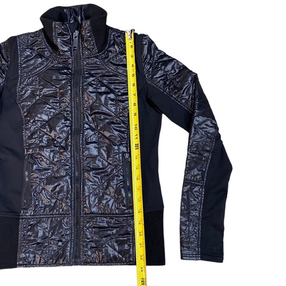 Zella Lightweight Mixed Media Jacket with Thumbholes, Zippered povkets, … - Picture 8 of 12